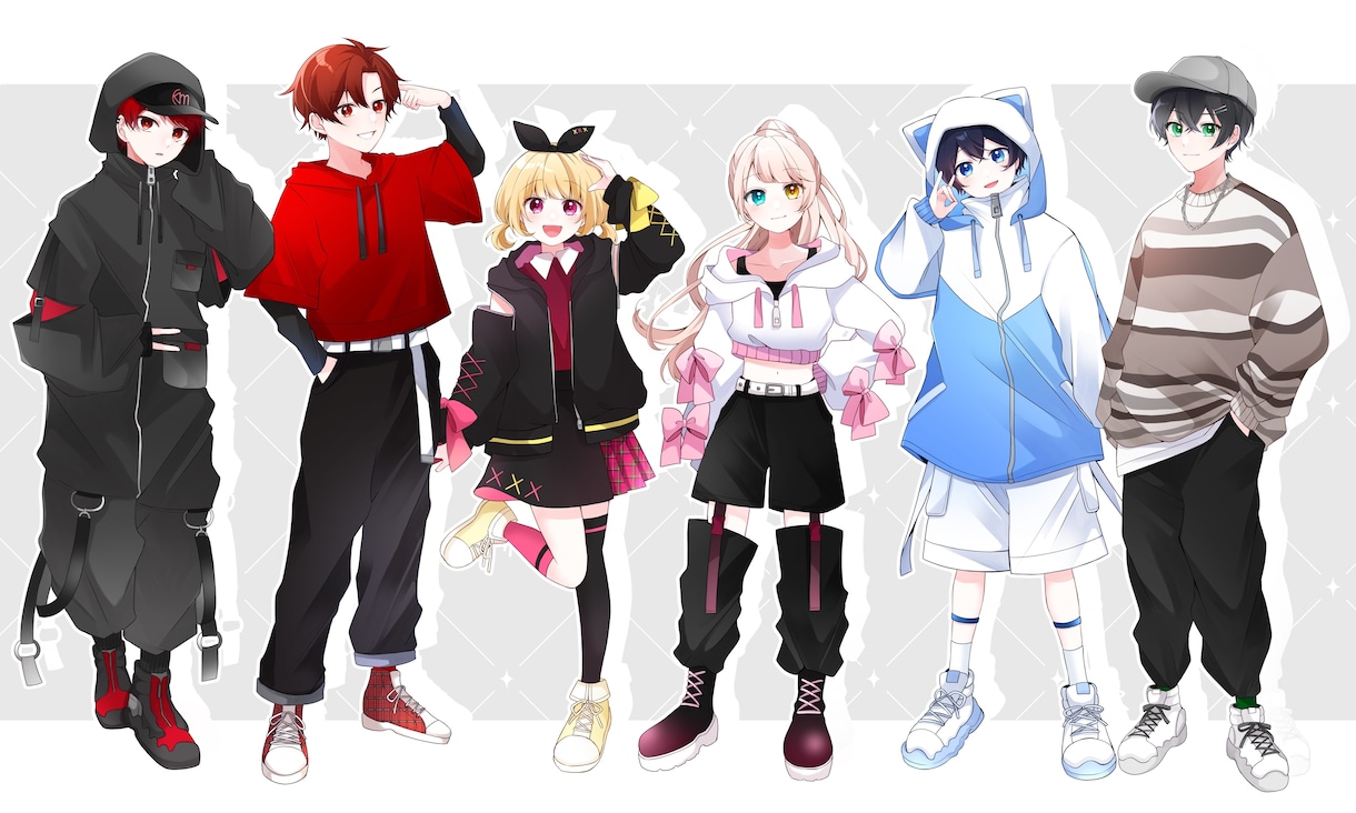 カッコ可愛い様々な場面で使用できるイラスト描きます 可愛い、カッコ可愛いイラストが得意です♪ イメージ7