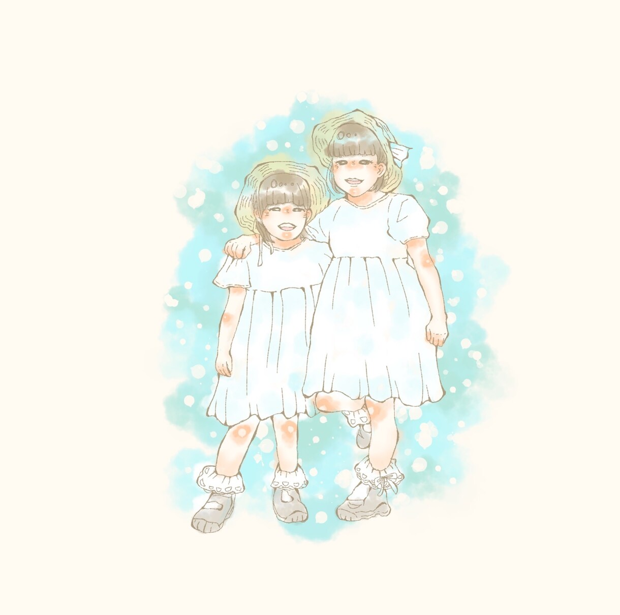 商用◎ふんわり絵本のような似顔絵アイコンを描きます お写真、イメージを元にアイコンを描きます！商用利用可能です！ イメージ5