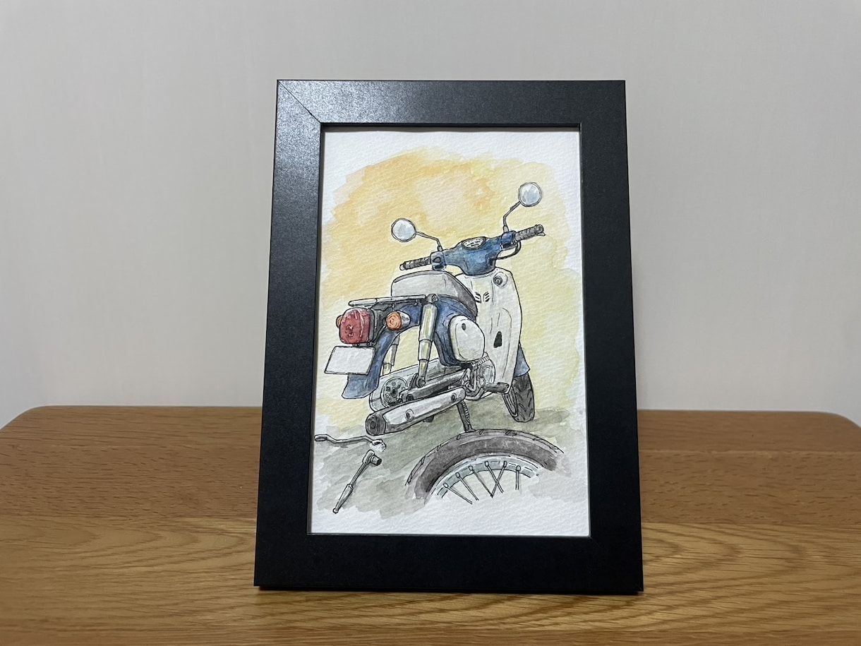 アナログ水彩画で乗り物イラスト制作します 【原画、スキャンデータどちらも納品可能】 イメージ2