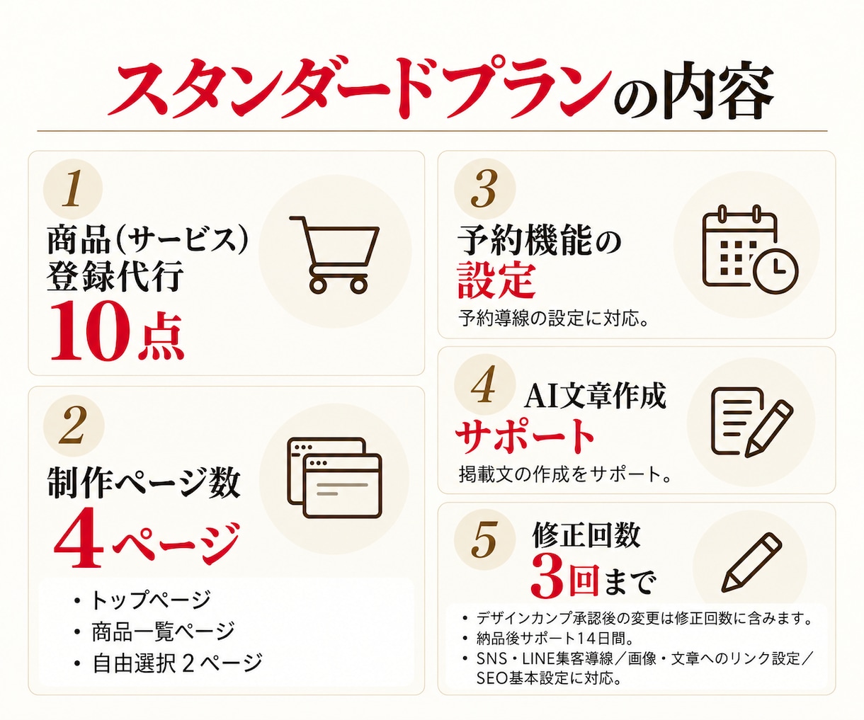 Squareで購入につながるECサイトを制作します 商品販売、予約受付も。 魅力が伝わるECサイト！ イメージ3
