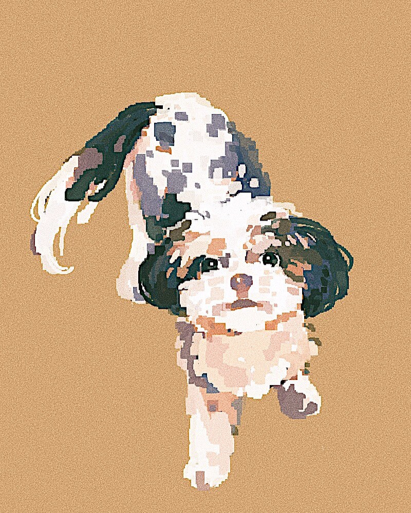 ペットの8bit風デジタルイラスト作成します あなたの大切なペットをレトロで素敵なイラストに仕上げます。 イメージ7