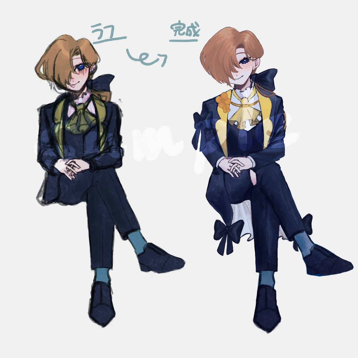 特別価格で立ち絵イラスト制作承ります 暖かみのある厚塗りイラストで立ち絵を制作いたします！ イメージ3