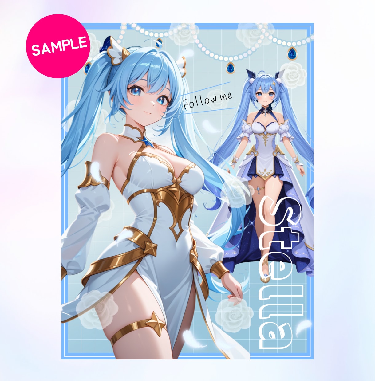 VTuberさんの宣伝プロフィール画像作成します イラストのデザインやお好みにあわせた素敵な画像お作りします イメージ5