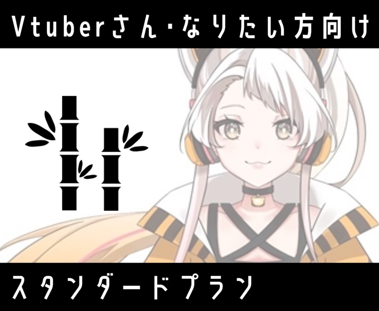 VTuber向け｜標準制作します 活動強化・衣装更新向けです！スタンダードプランがこちら！ イメージ1