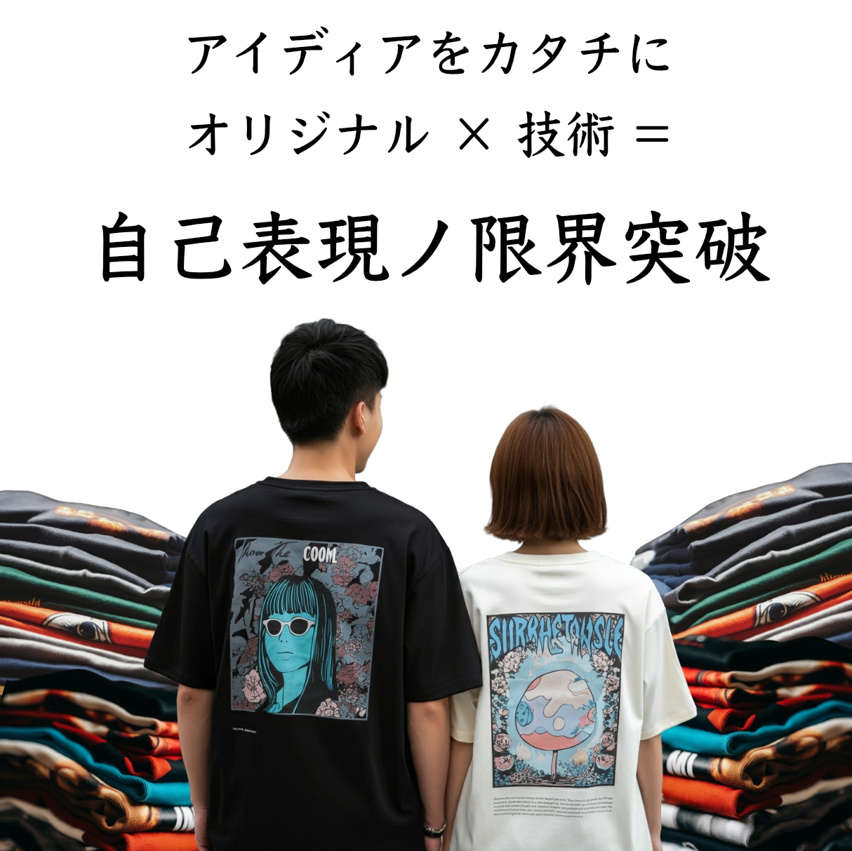 プリントデザイン作成致します 個人、団体、イベント、企業どなたでもOK！ イメージ1