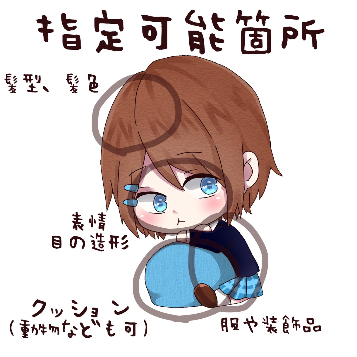 9月20日まで限定価格！あなた用のイラスト描きます テンプレ使用で安価でイラストをお描きします！！ イメージ2