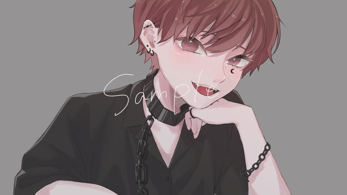 目を惹くおしゃれなイラスト描きます ［SNSで販売経験有り］アイコン、サムネイル等に！ イメージ4