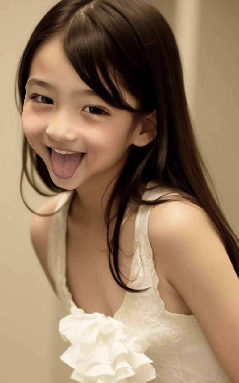 人物写真を舌出し加工します 家族、友人、恋人の舌だし写真を作ってみよう！安価・即入品。 イメージ2