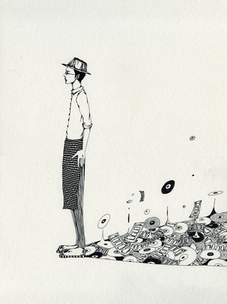 ペン画で絵を描きます 壁紙や部屋に飾る絵としていかがでしょうか イメージ7