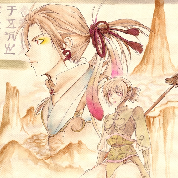 簡単に飾れるデザイン色紙がここにあります オリキャラを綺麗に飾りたい！プレゼントに手描きイラストなど イメージ3