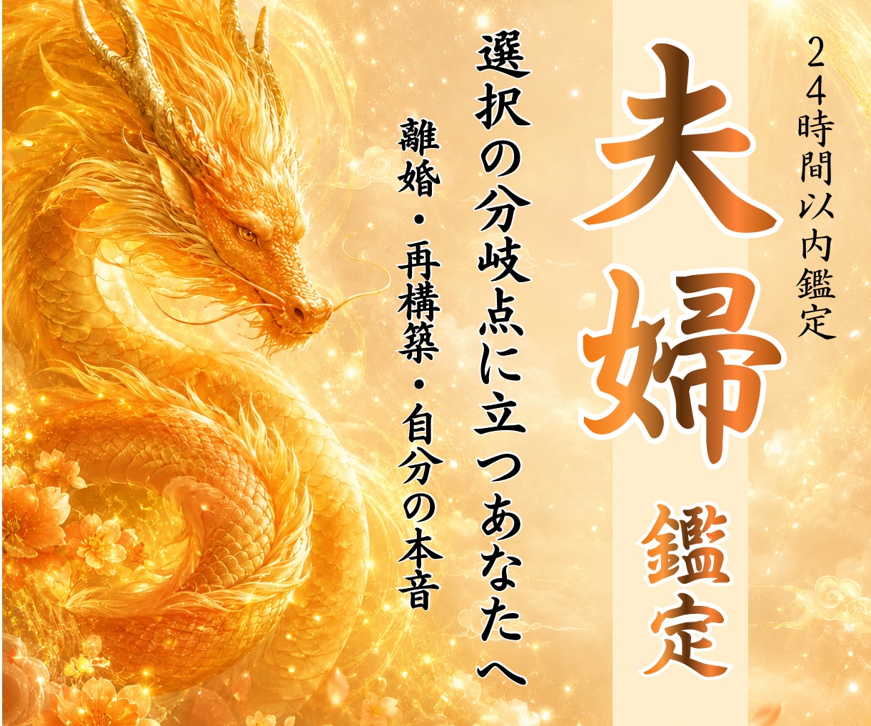 夫婦の今とこれからを霊視で詠み解きます 再構築？離婚？後悔しない未来を一緒に見つけます イメージ1