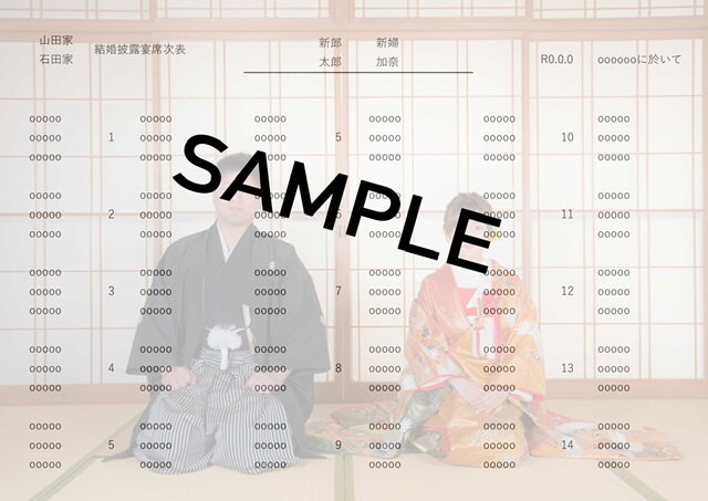 プロフィールブック作ります 写真付きで席次表兼プロフィールブック作ります イメージ4