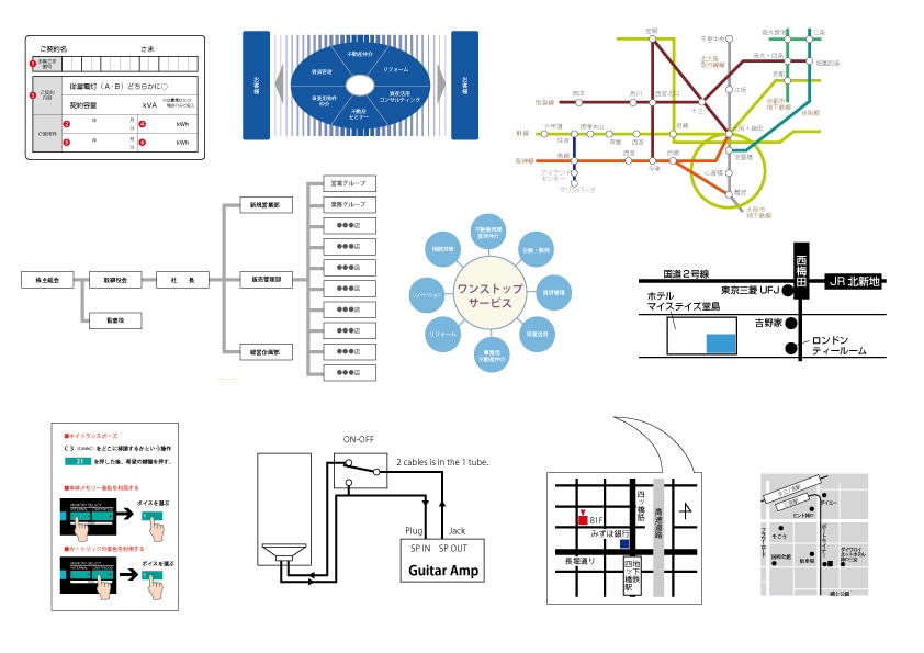 オフセット印刷用に使える図表データを作成します 手書きやエクセルその他の図表を印刷データにしたい方へ イメージ1