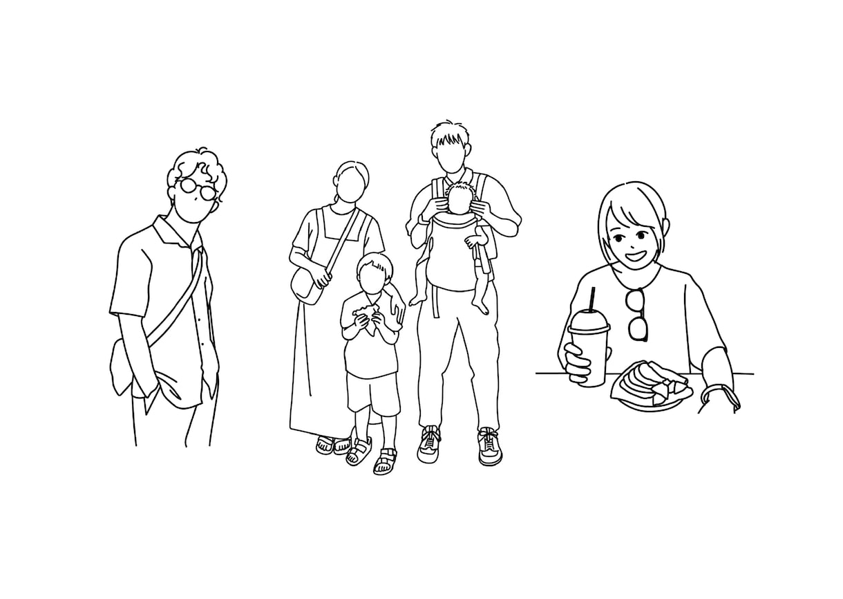 写真からおしゃれなイラストを作成します 修正無制限！ご納得いただけるまで対応いたします イメージ1