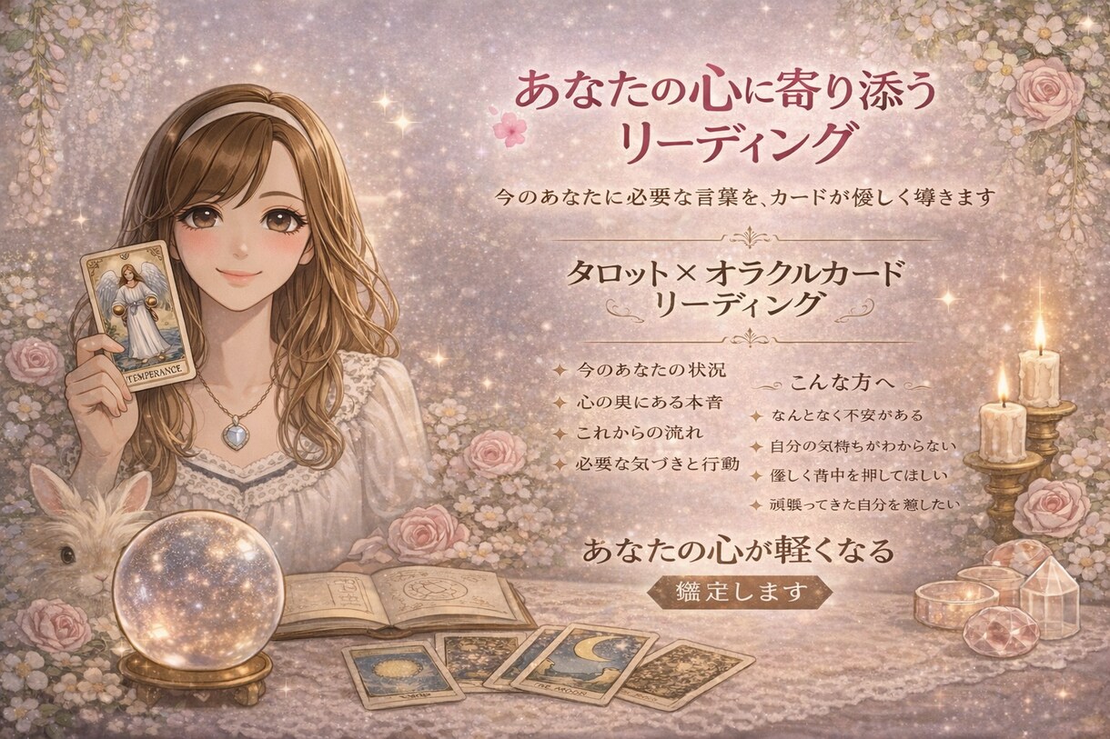 お試し鑑定!その先に待ち受ける未来をみます あなたが幸せに過ごすための選択のヒントを受け取ってください! イメージ1