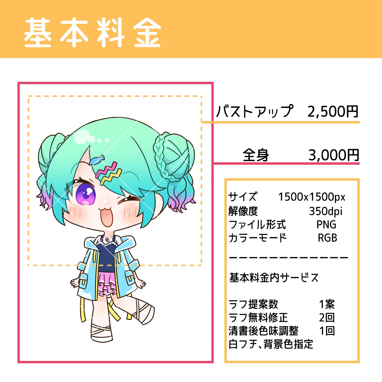 ミニキャラ(SD、デフォルメ) イラスト描きます アイコン、グッズ、配信などに！商用利用可 イメージ2