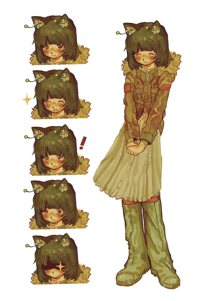 キャラクターの立ち絵を描きます パキッとした、暖色に仕上がります イメージ1
