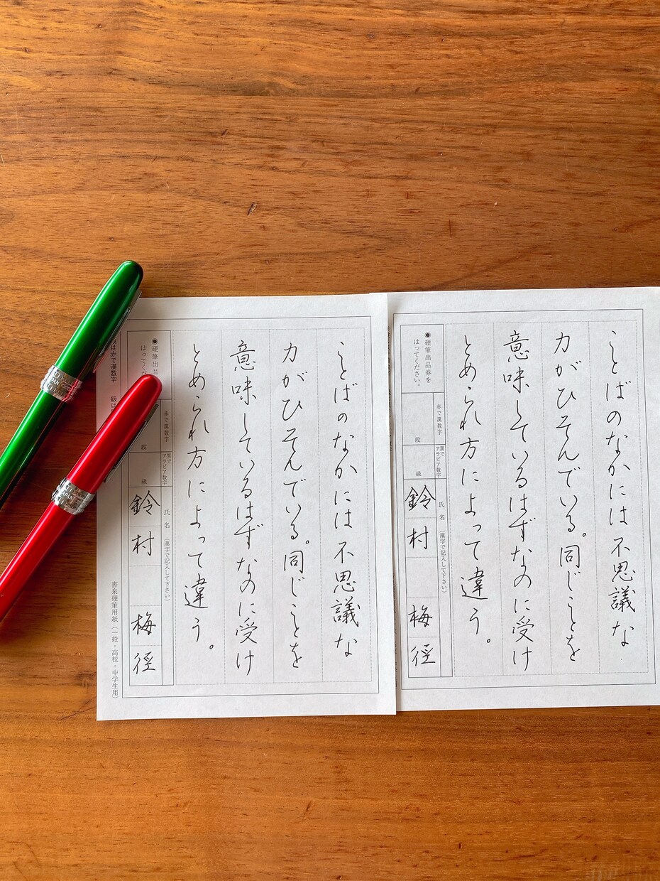 美文字で手本を書きます よく使うお名前、ご住所などのお手本を作成します イメージ4