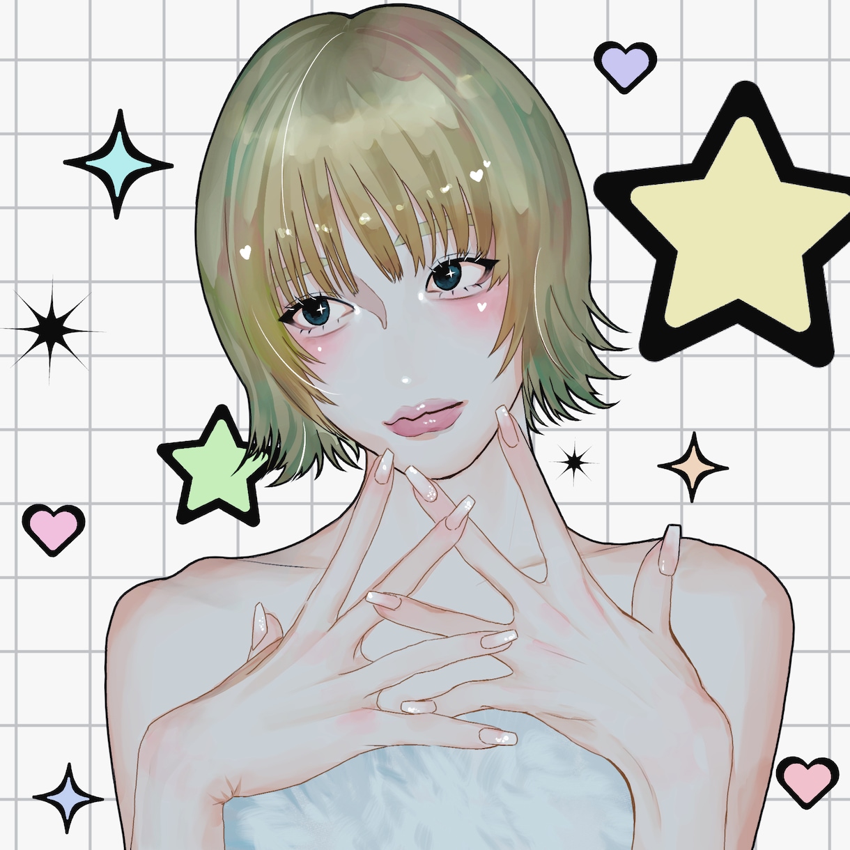 女の子、女性のイラストを制作します 貴方だけの唯一無二の女の子を創造しませんか？ イメージ1