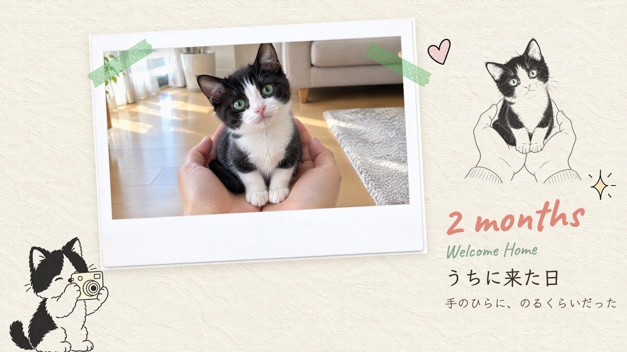 犬猫OK！作風が選べるペット動画作ります お気に入りで15%オフ 作風を2つから選べる イメージ3