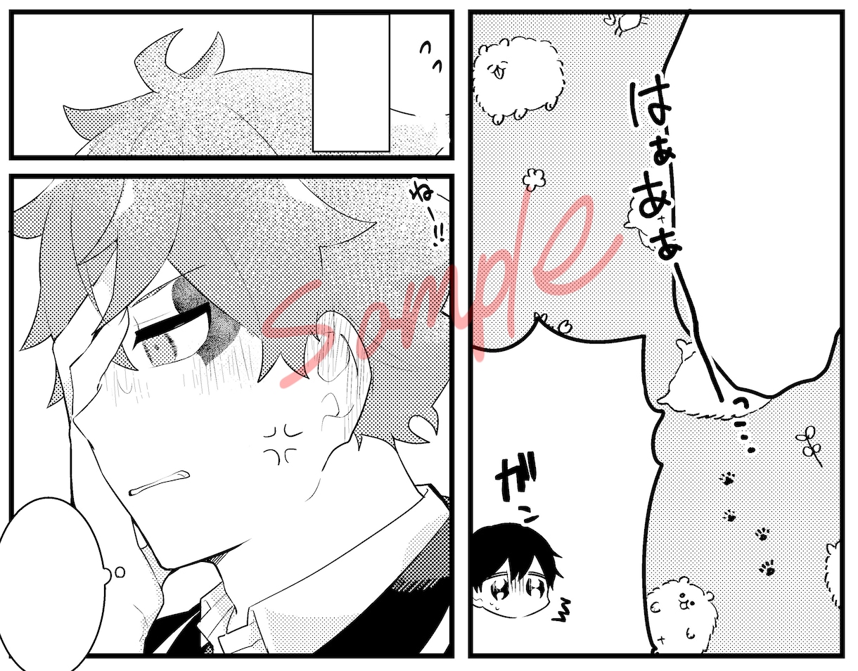 創作・挿絵・夢漫画、貴方の物語を白黒漫画にします あなたのお話を漫画にしましょう！ イメージ4