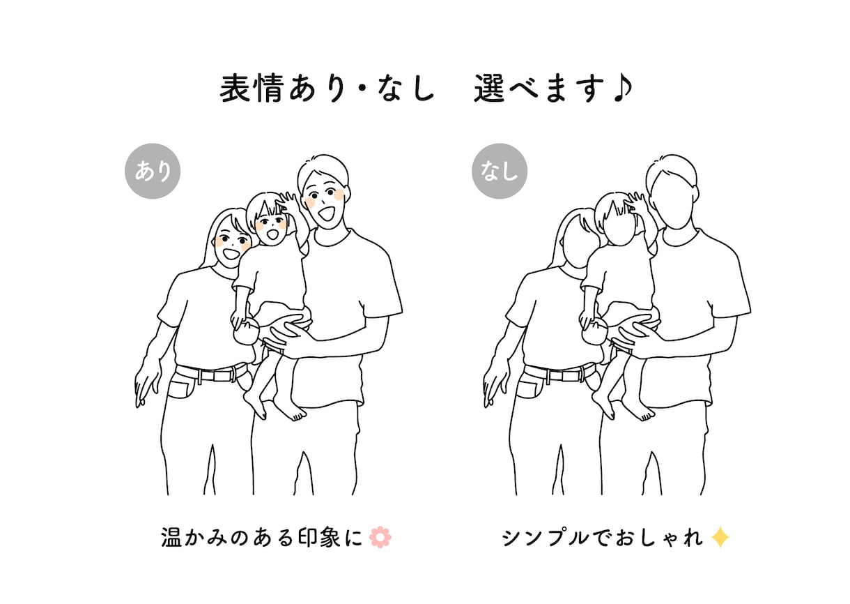 写真からおしゃれなイラストを作成します 修正無制限！ご納得いただけるまで対応いたします イメージ6