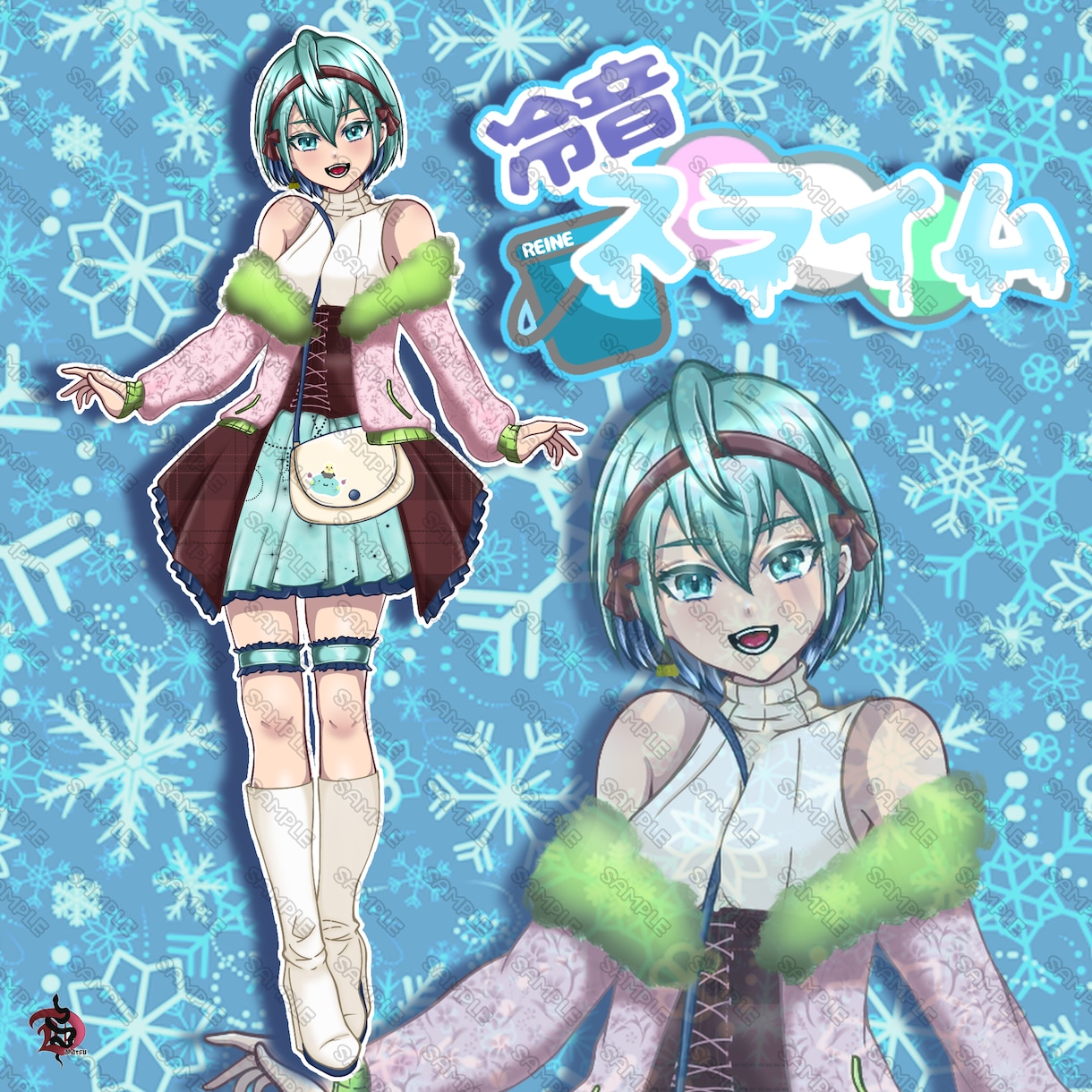 配信媒体で使える立ち絵を作成します IRIAM用の立ち絵の作成。実績10件以上あり！！ イメージ4