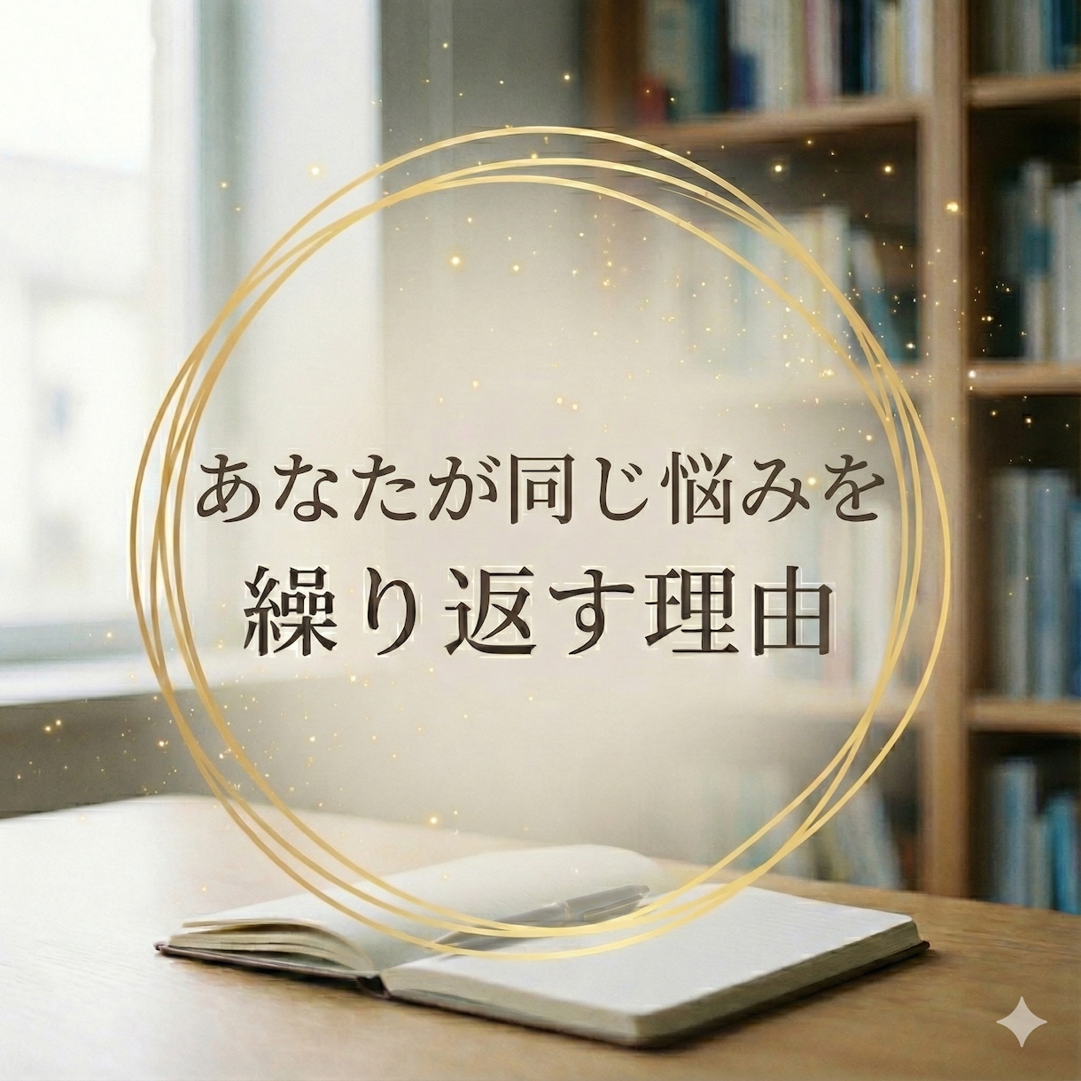 同じ悩みを繰り返す理由を読み取ります 気持ちの反応や考え方の癖を整理していきます イメージ1