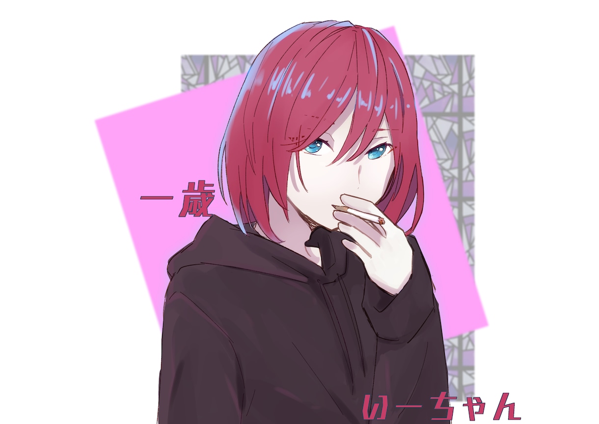 Vtuberさんの顔アップイラスト作ります アイコン、配信サムネイルなどに使えるイラストです。 イメージ8