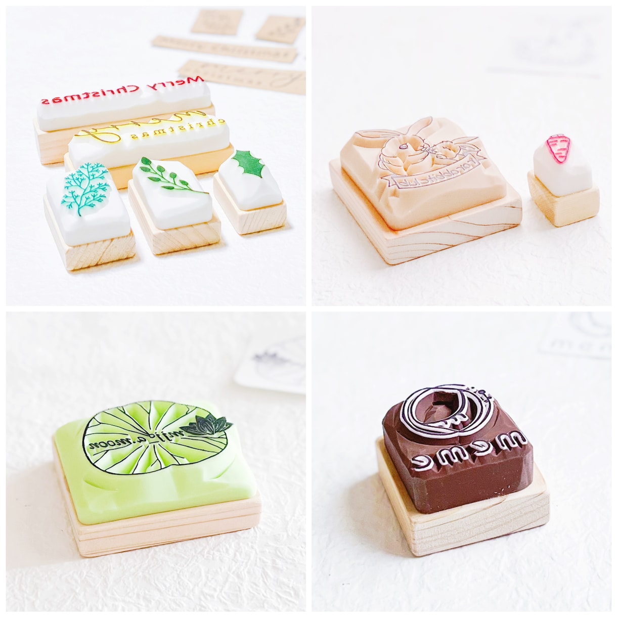 オリジナルの消しゴムはんこをお作りいたします 繊細で彫りあとまで美しい判子 〜記念品、贈り物にも〜 イメージ4