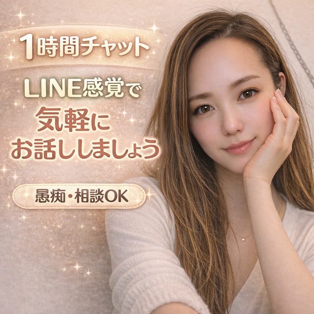 誰かに聞いてほしい…1時間しっかりお聞きします 誰かに話したい時に。あなたの気持ちに寄り添ってお聞きします。 イメージ1