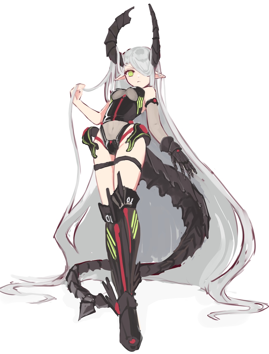 かっこかわいい女子のイラスト丁寧に描きます かわいいだけじゃない絵をお求めの方！メカ女子もOK! イメージ9