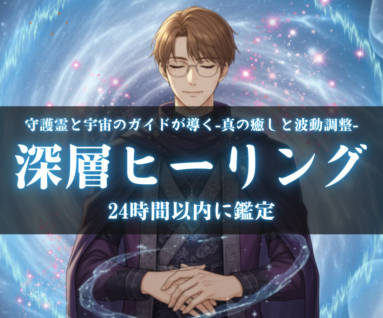 霊視鑑定付き｜心身を深層から癒すヒーリングします 心と体の疲れを癒す/不安/ストレス/浄化/波動調整/霊視鑑定 イメージ1