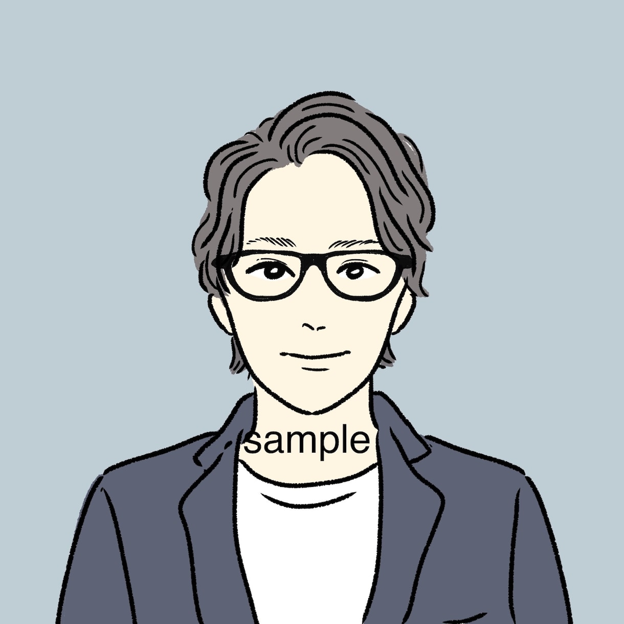 シンプル・お洒落な似顔絵・イラストお描きします 似顔絵/SNSアイコン/待受け/プレゼント/挿絵 etc・・ イメージ6