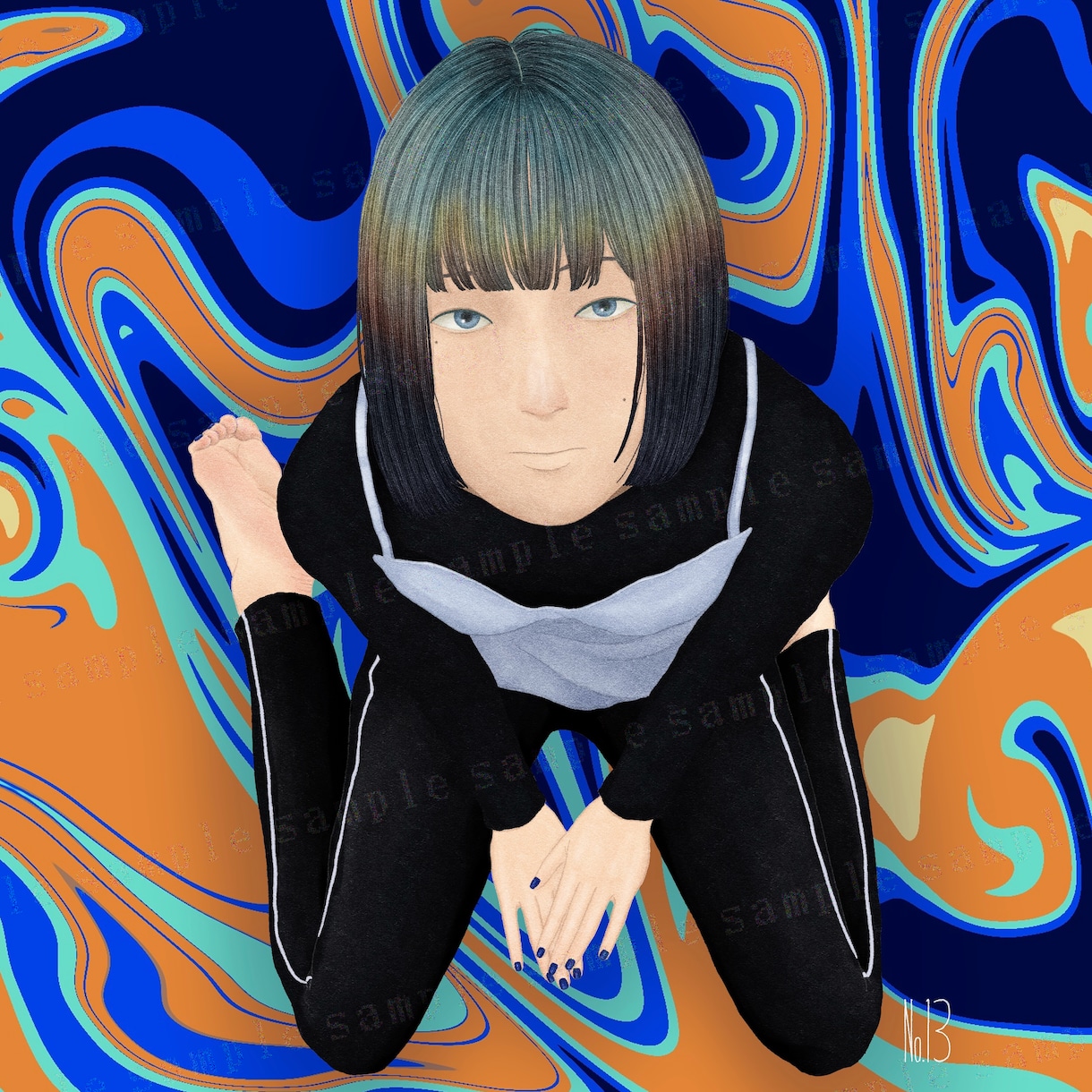 商用◎リアル寄りのかっこいい人物イラストを描きます アイコン、グッズ、MV、動画用など様々な用途に対応可能です！ イメージ1