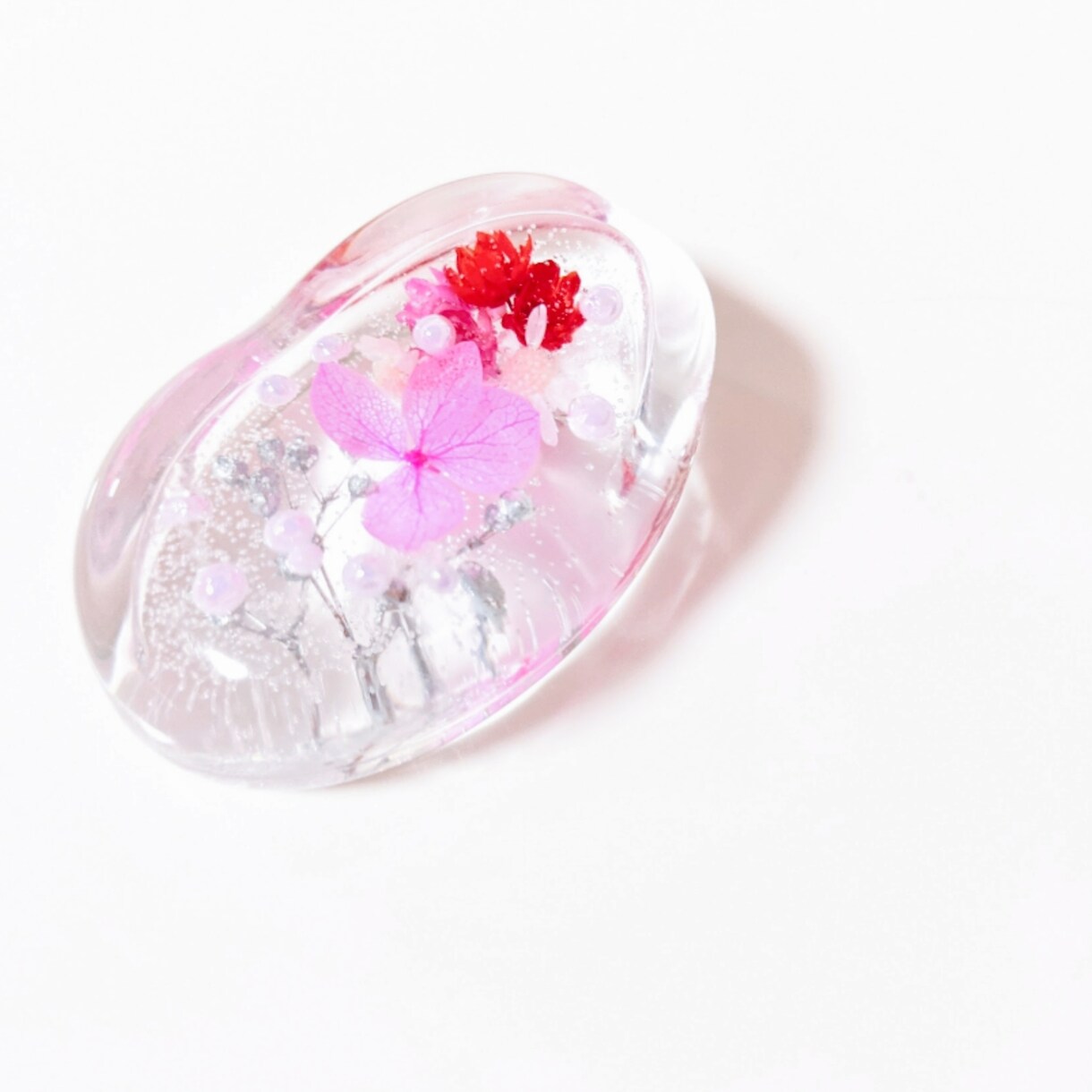 お花で世界で1つだけの箸置きをお作り致します 好きな色のお花とデザインで箸置きをお作り致します イメージ6