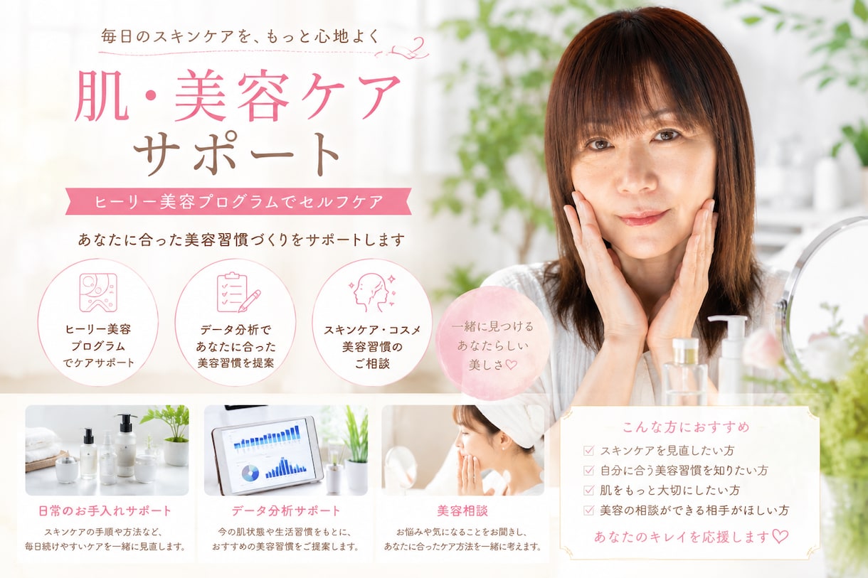 あなたの美を取り戻す１週間！お肌・心身を整えます ドイツ発波動調整デバイスHealy（ヒーリー）美容プログラム イメージ1