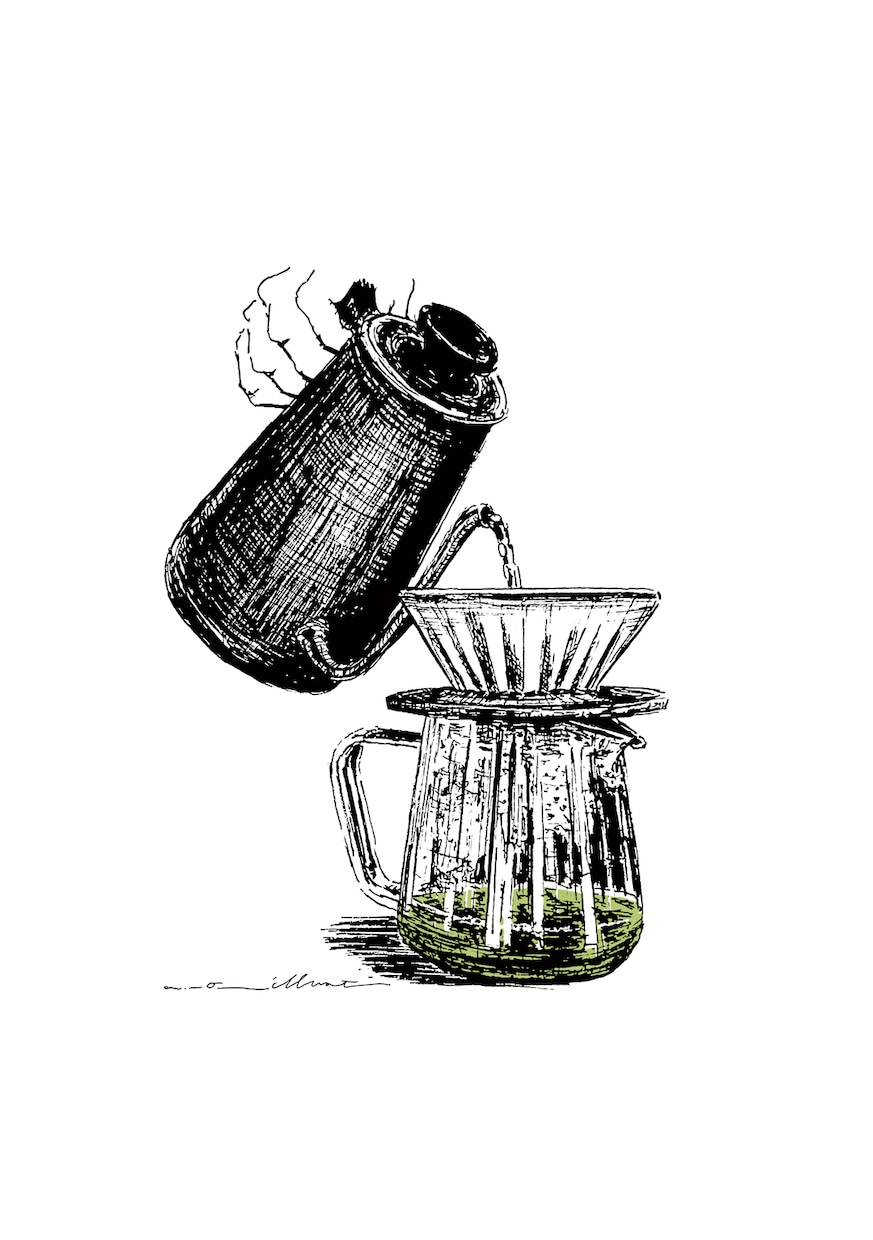 カフェメニューを風合いある線画で描きます 温もり感じる絵で、美味しさを表現しませんか。 イメージ1