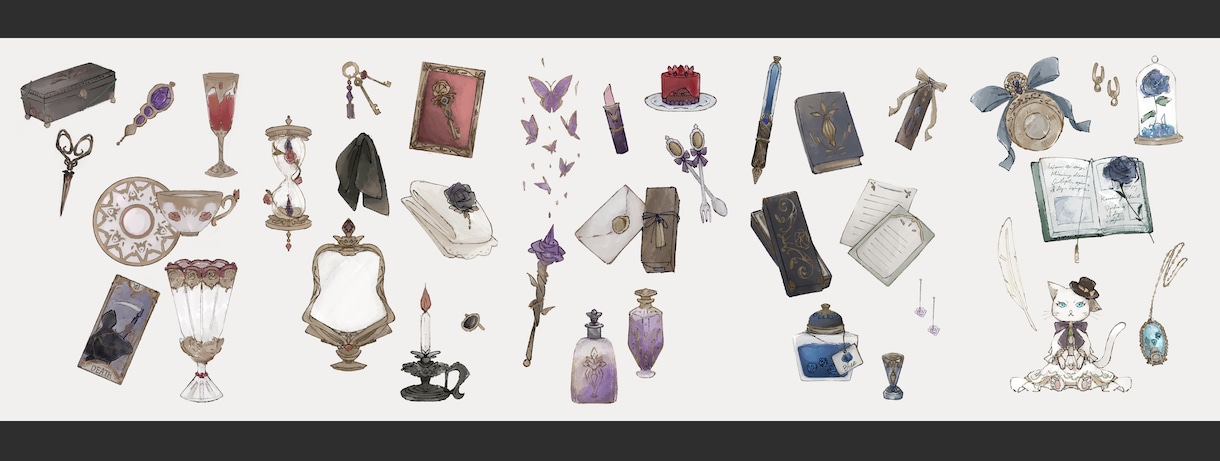 オシャレな小物イラストを描きます パッケージやサイトなどにオシャレなアイテムイラストを！ イメージ2