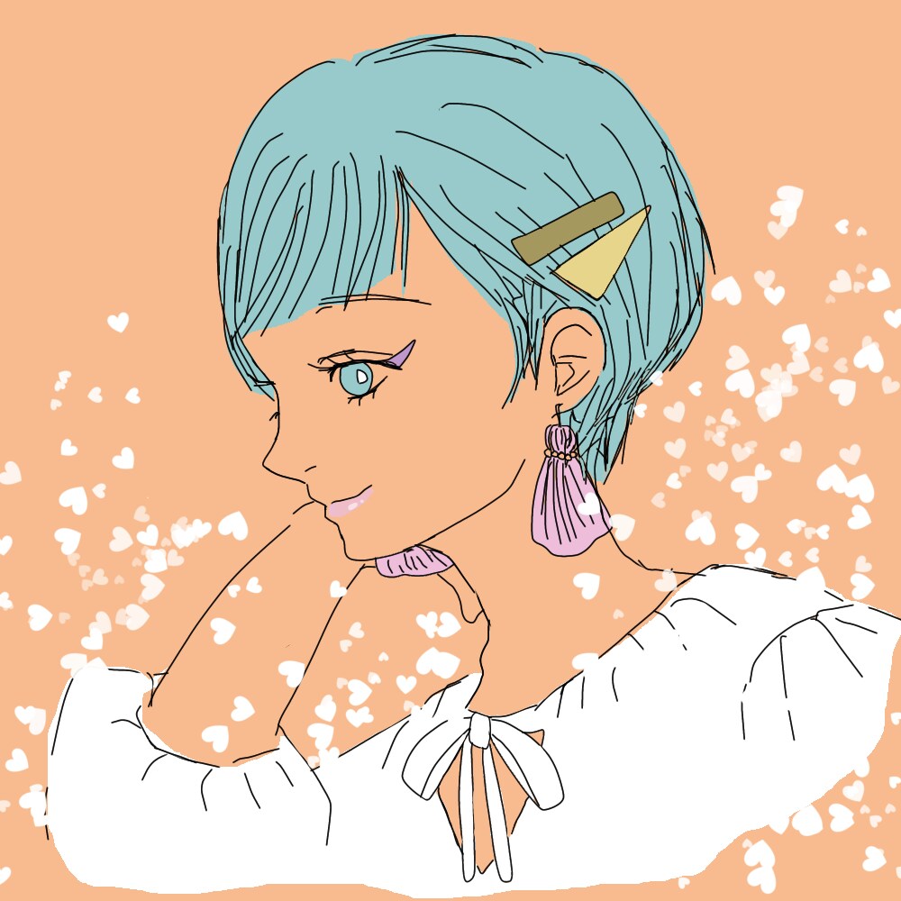 ガールズイラストメーカー横顔描きます オリジナルのガールズイラストでSNSアイコン・スマホ壁紙に イメージ5