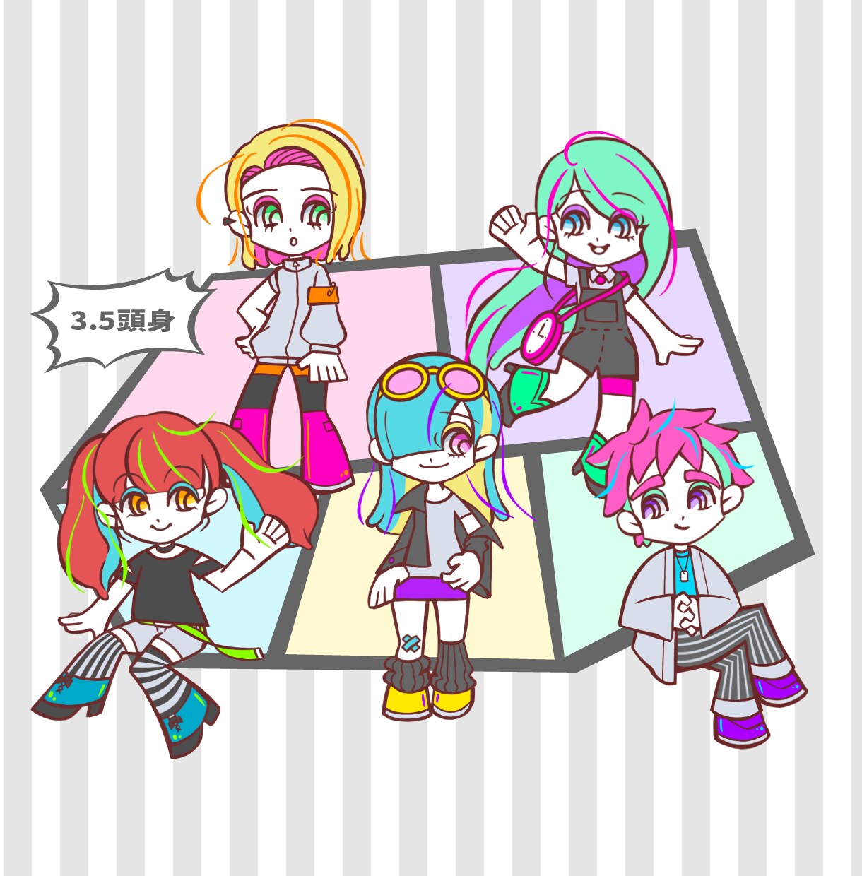 商用利用OK●アメリカンポップなイラスト描きます パッキリくっきり！鮮やかな色彩とメリハリ効いた線で魅せます！ イメージ3