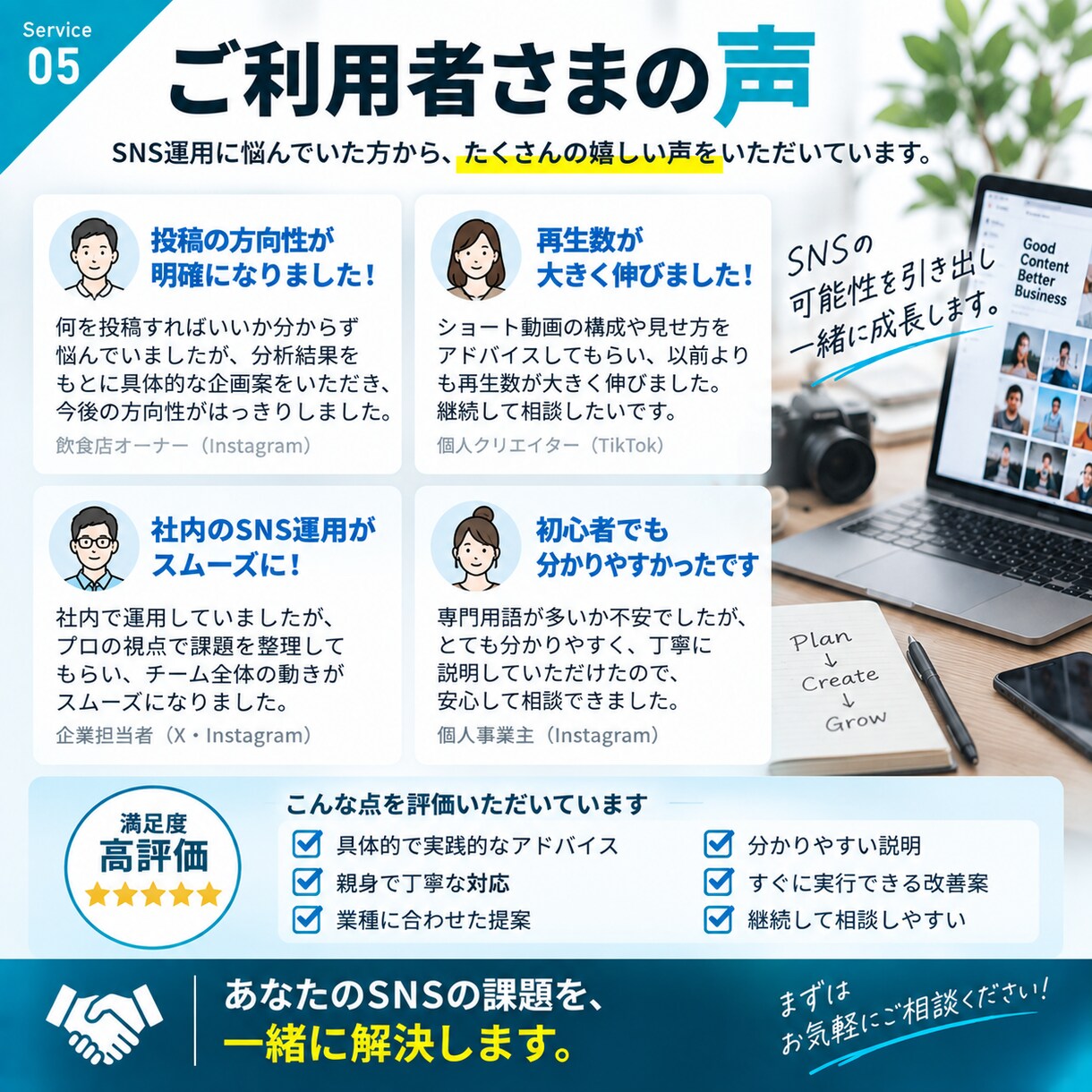 あなたのSNS運用サポートいたします 元テレビD・SNSコンサルが運用改善を伴走 イメージ6