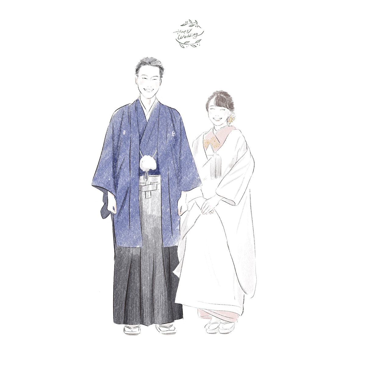 ウェルカムボードに◎特別な日のイラストを描きます メッセージを添えやすい余白感のある挿絵を作成します✳︎ イメージ4