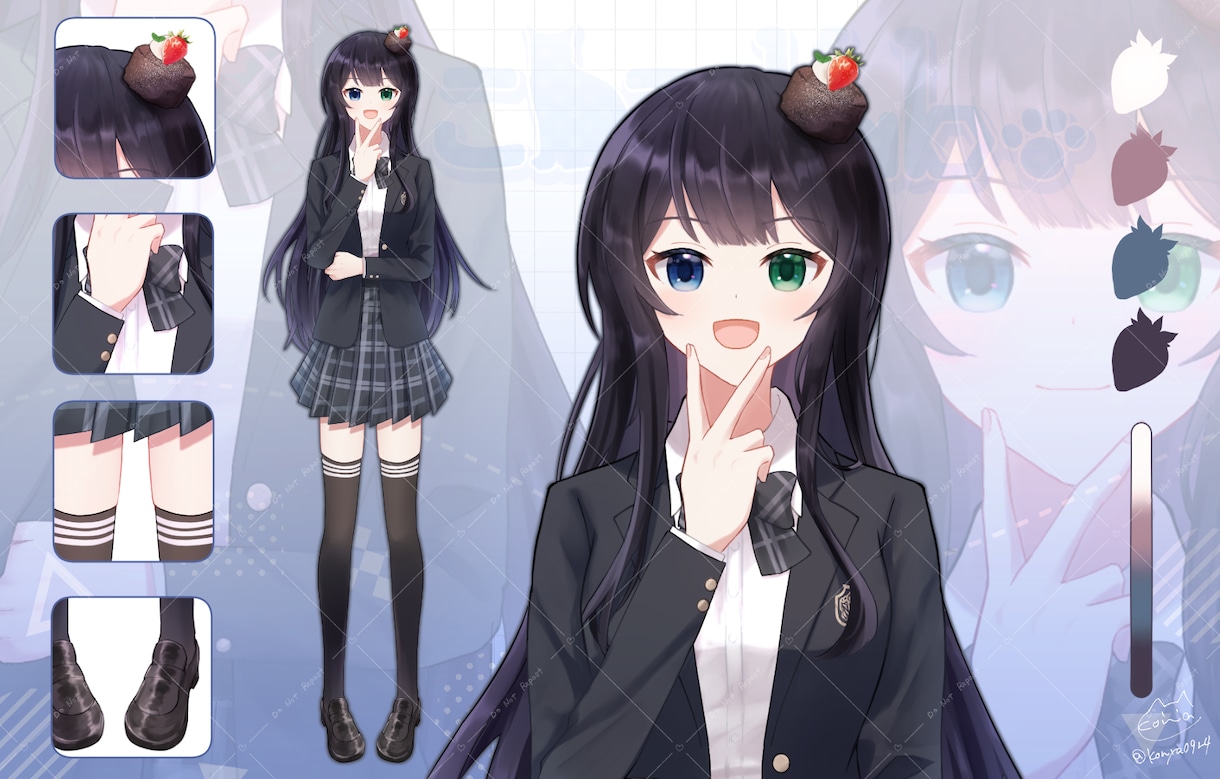 男女動物何でもOK！Live2D用イラスト描きます 提携モデラー多数・専門家だからこその高クオリティをご提供！ イメージ6