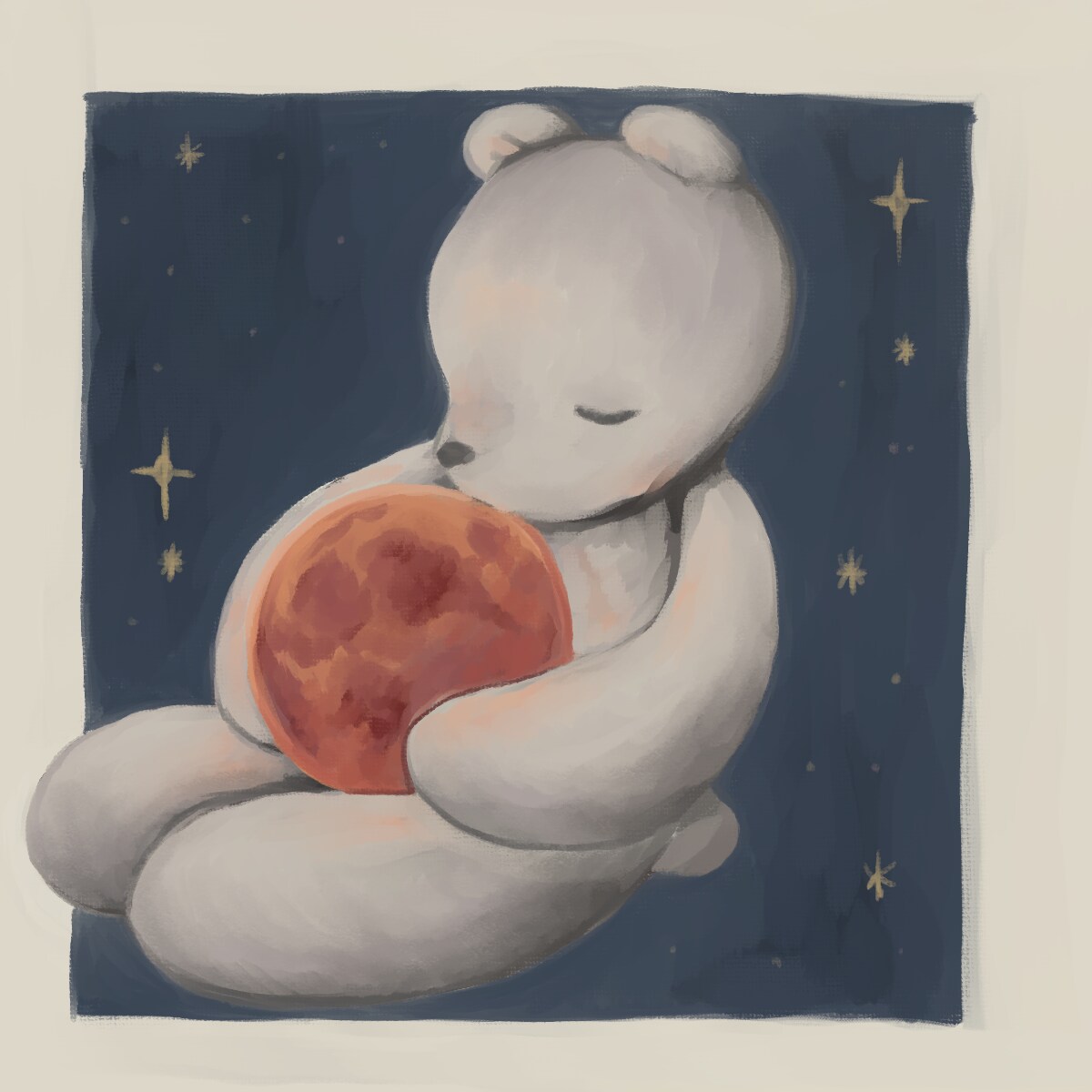 絵本のようなやさしい油絵風のイラスト制作します あなたに寄り添う1枚、気持ちを伝えるお手伝いをします。 イメージ8