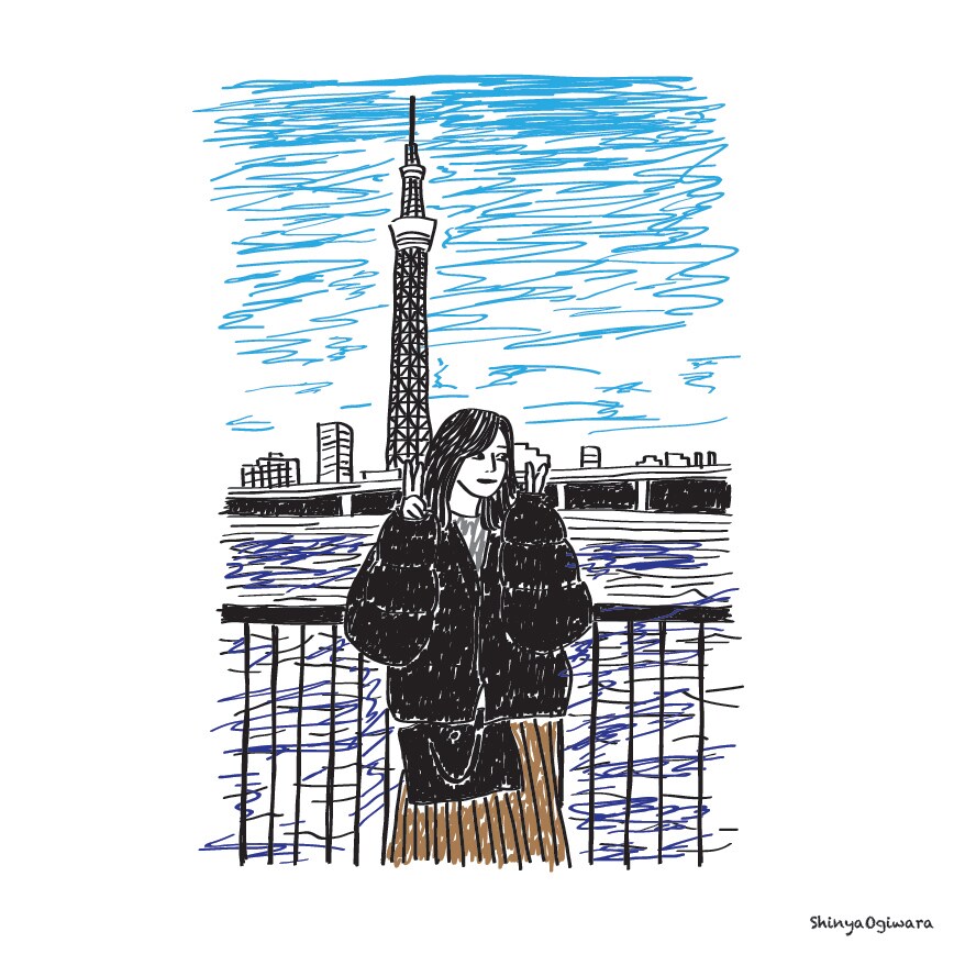 おしゃれファッション誌風の似顔絵イラストを描きます SNSで思わず目に止まるお洒落シンプルなイラストを描きます！ イメージ10