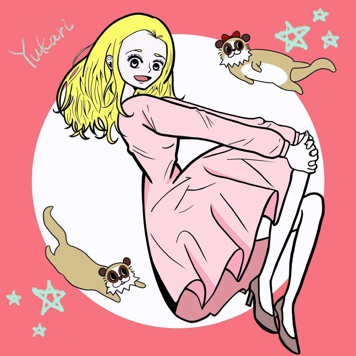 ポップで可愛い人物イラストを作成します アイコンイラストから思い出の写真のイラストまで作成します♪ イメージ6
