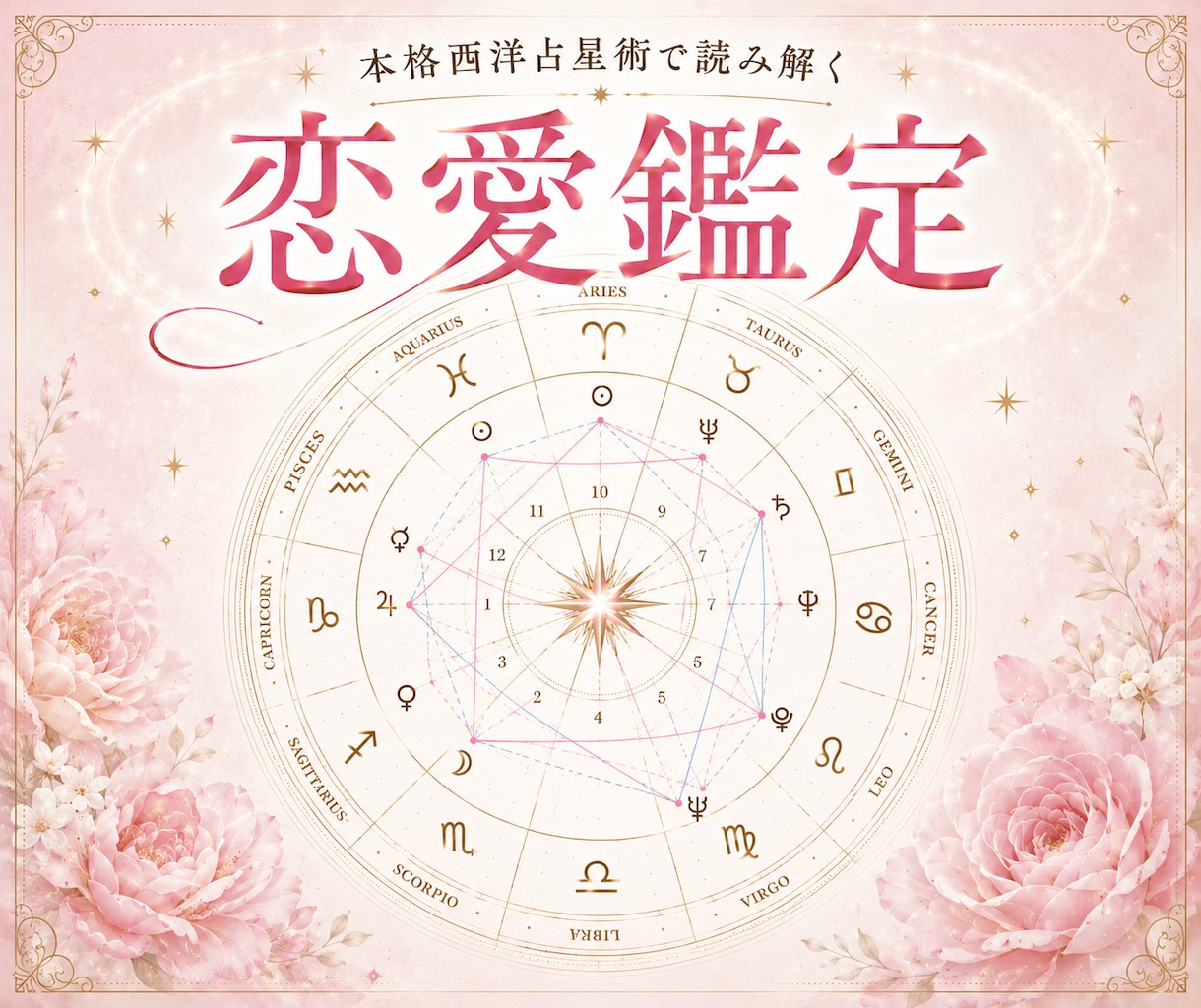 恋愛鑑定★あなたの恋愛の傾向を読み解きます 【恋愛総合鑑定】あなただけの恋愛鑑定書を作ります イメージ1