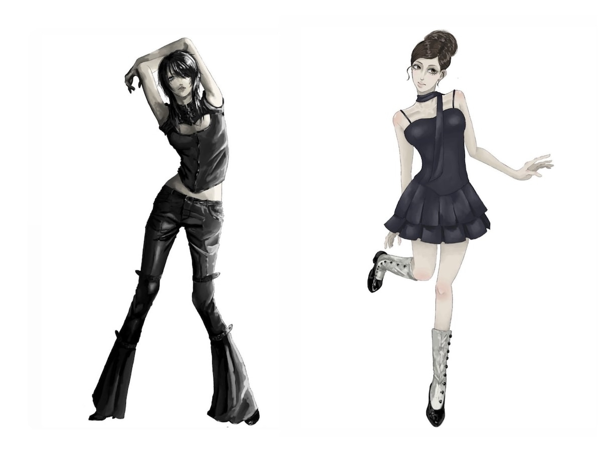 理想のファッションイラストを描きます 現役服飾学生がファッションイラストを描きます！ イメージ2
