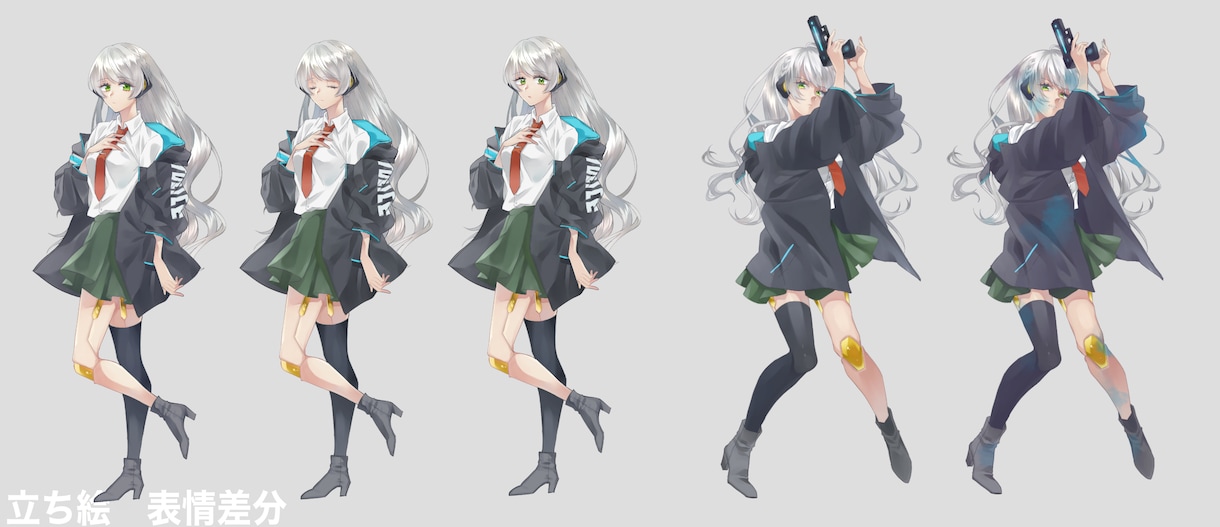 立ち絵イラスト制作します TRPG/ゲームなどキャラクターの立ち絵を制作いたします。 イメージ2